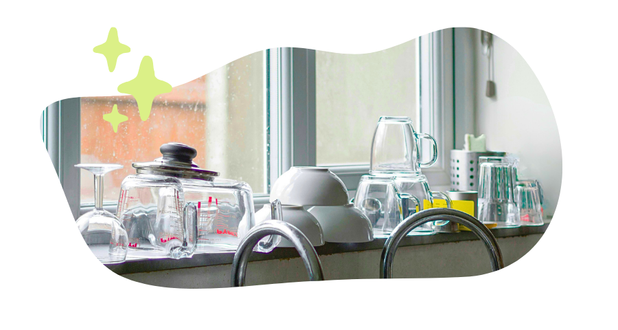Verres brillants après nettoyage avec vinaigre d'alcool bio - Grand Beau