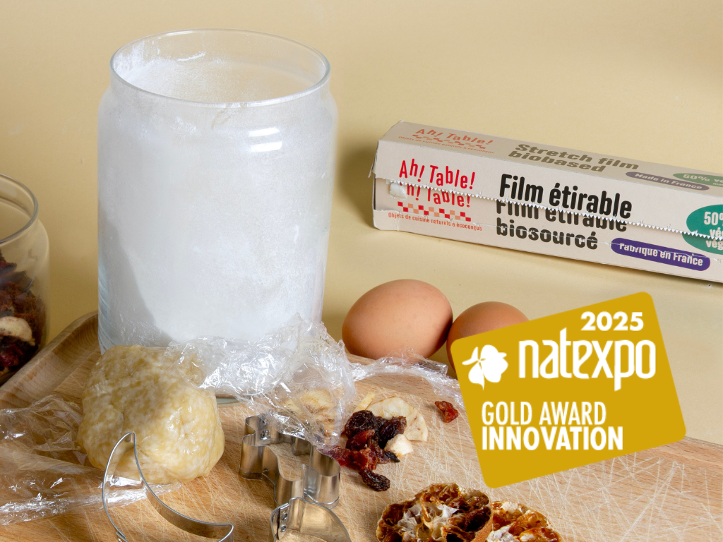 Notre film étirable biosourcé lauréat des Trophées Natexpo 2025
