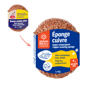 Eponge grattoir en cuivre
