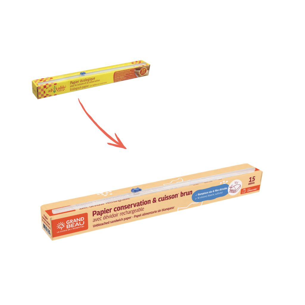 Papier conservation / cuisson en dévidoir