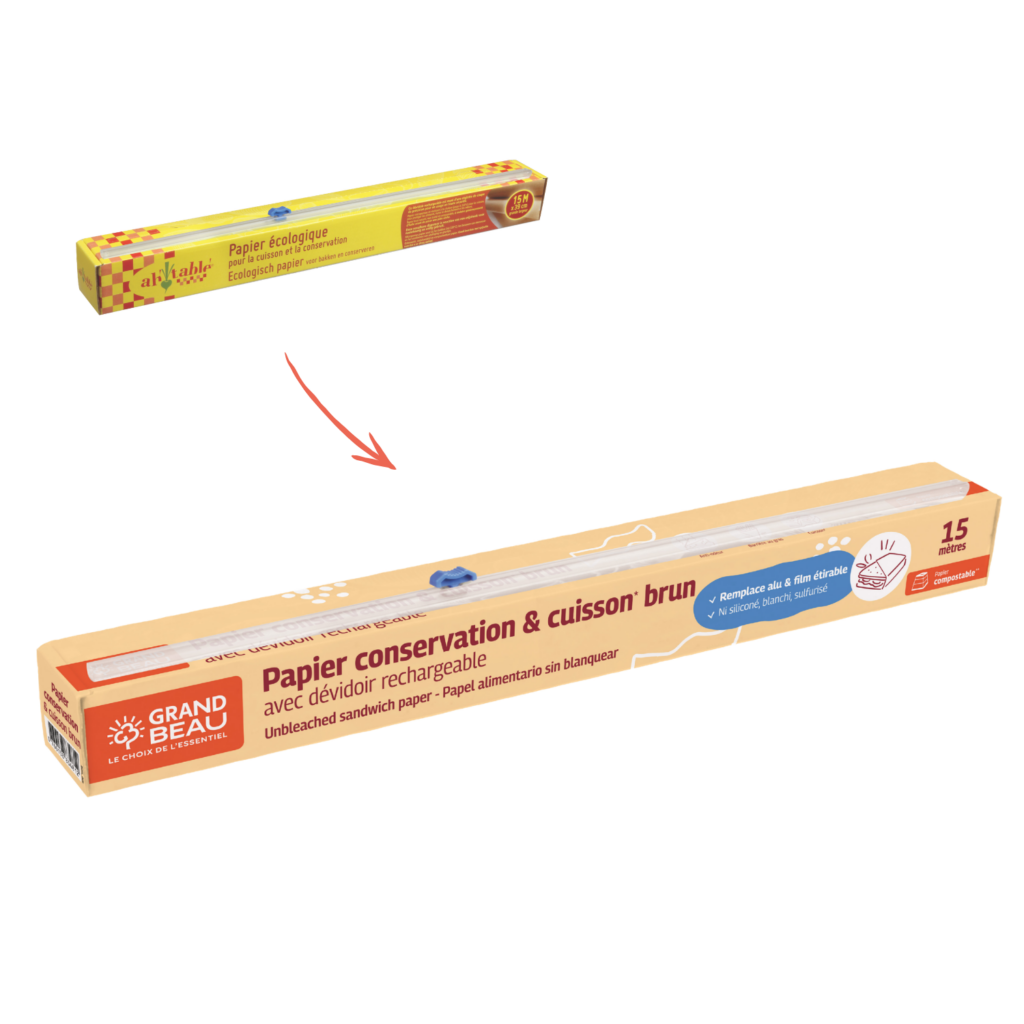 Papier conservation / cuisson en dévidoir