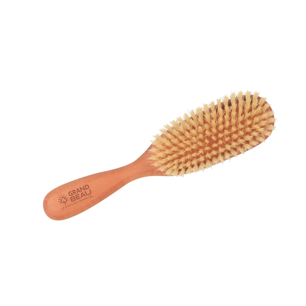 Brosse oblongue  en poirier