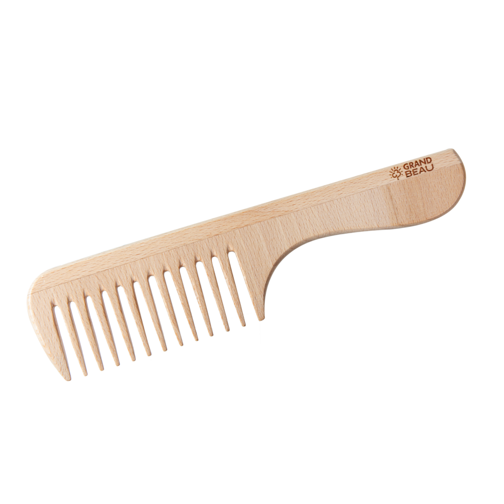 Peigne avec manche en hêtre