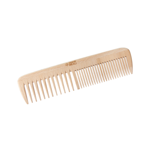 Peigne double dents en hêtre