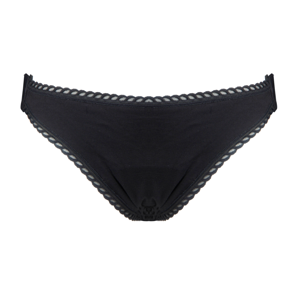 Culotte menstruelle détachable noire