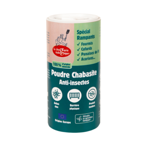 Poudre chabasite anti-insectes