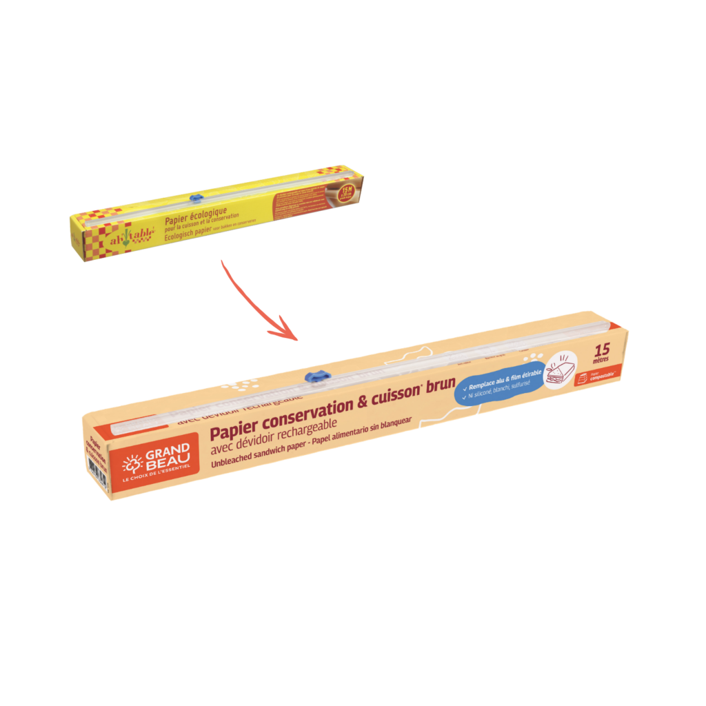 Papier conservation / cuisson en dévidoir