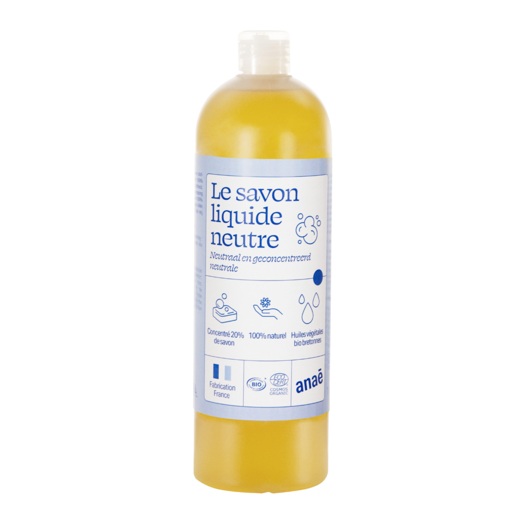 Savon liquide neutre bio concentré