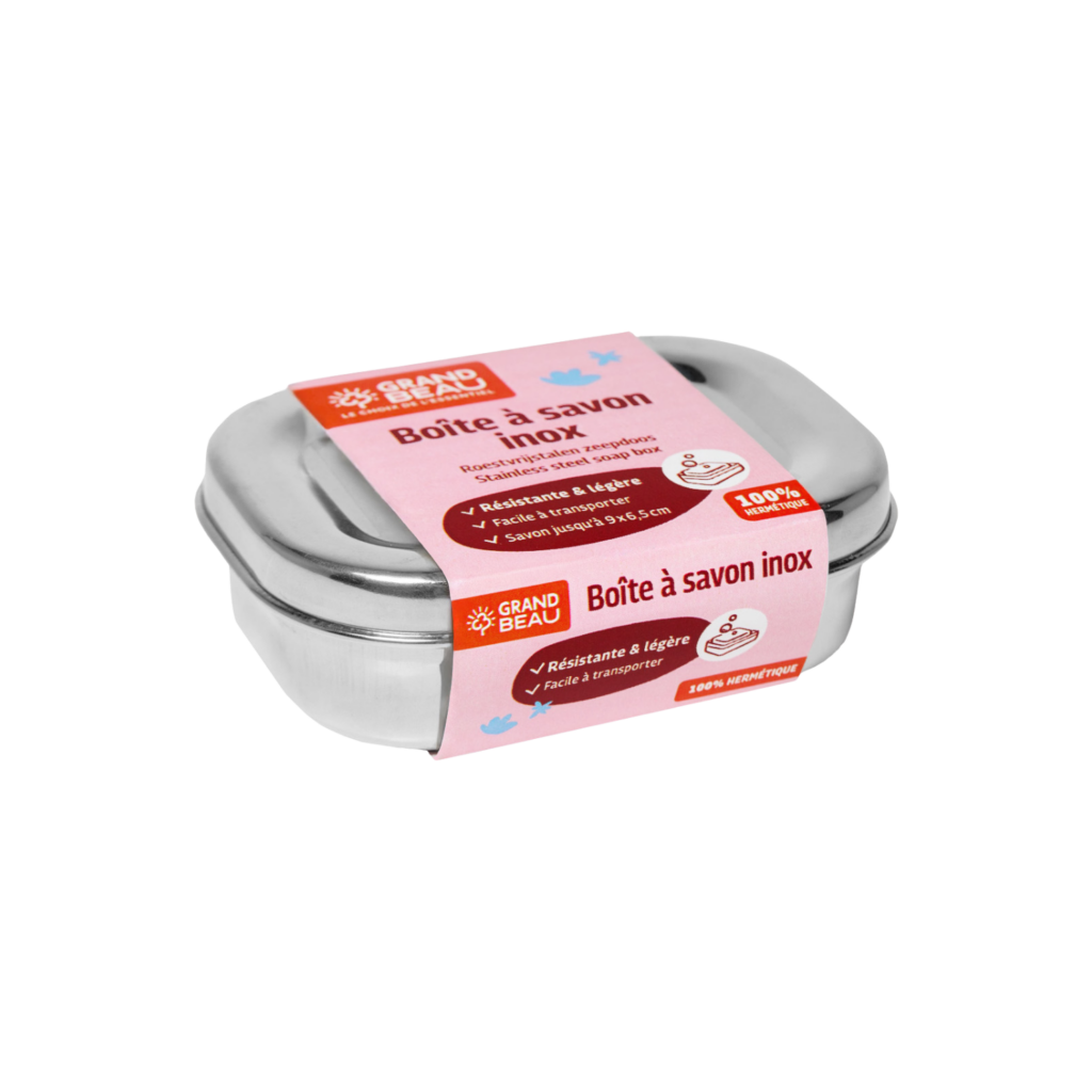 Boîte à savon inox