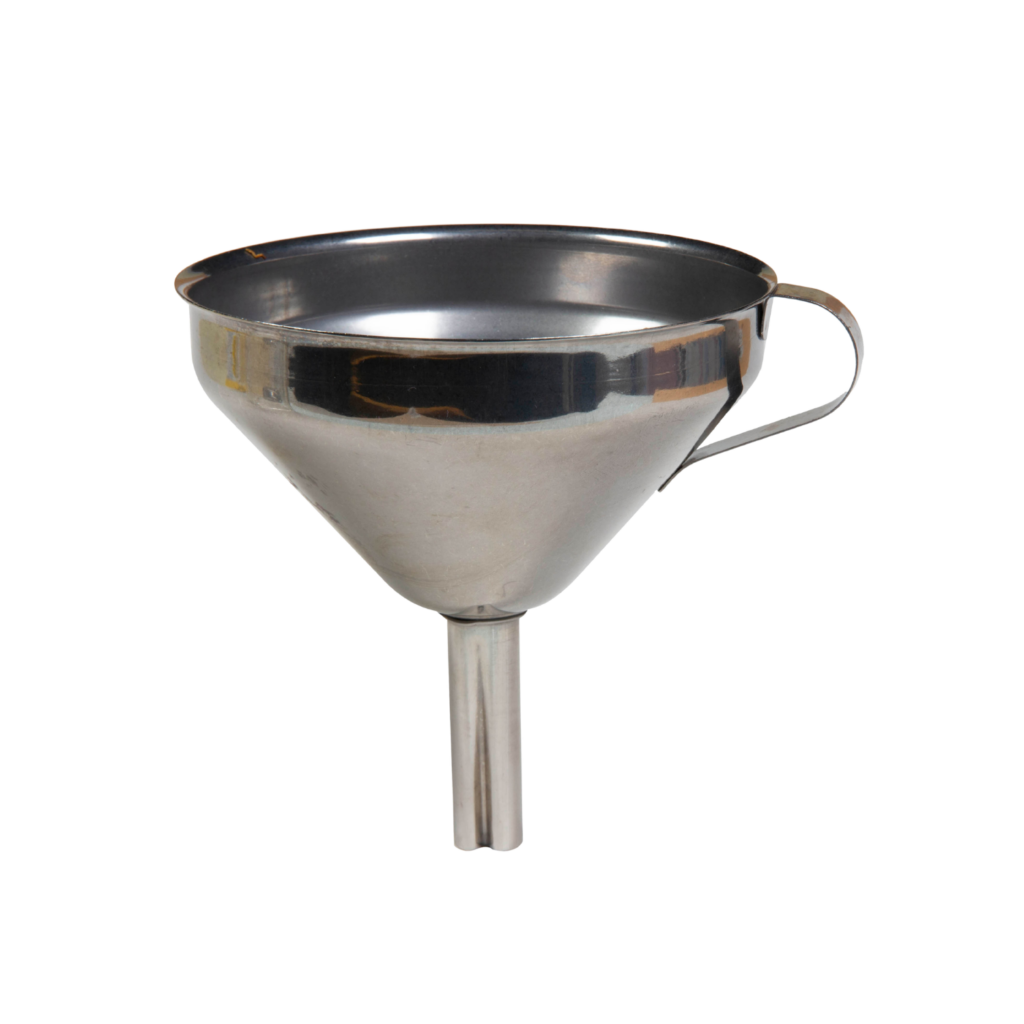 Entonnoir en inox pour liquide
