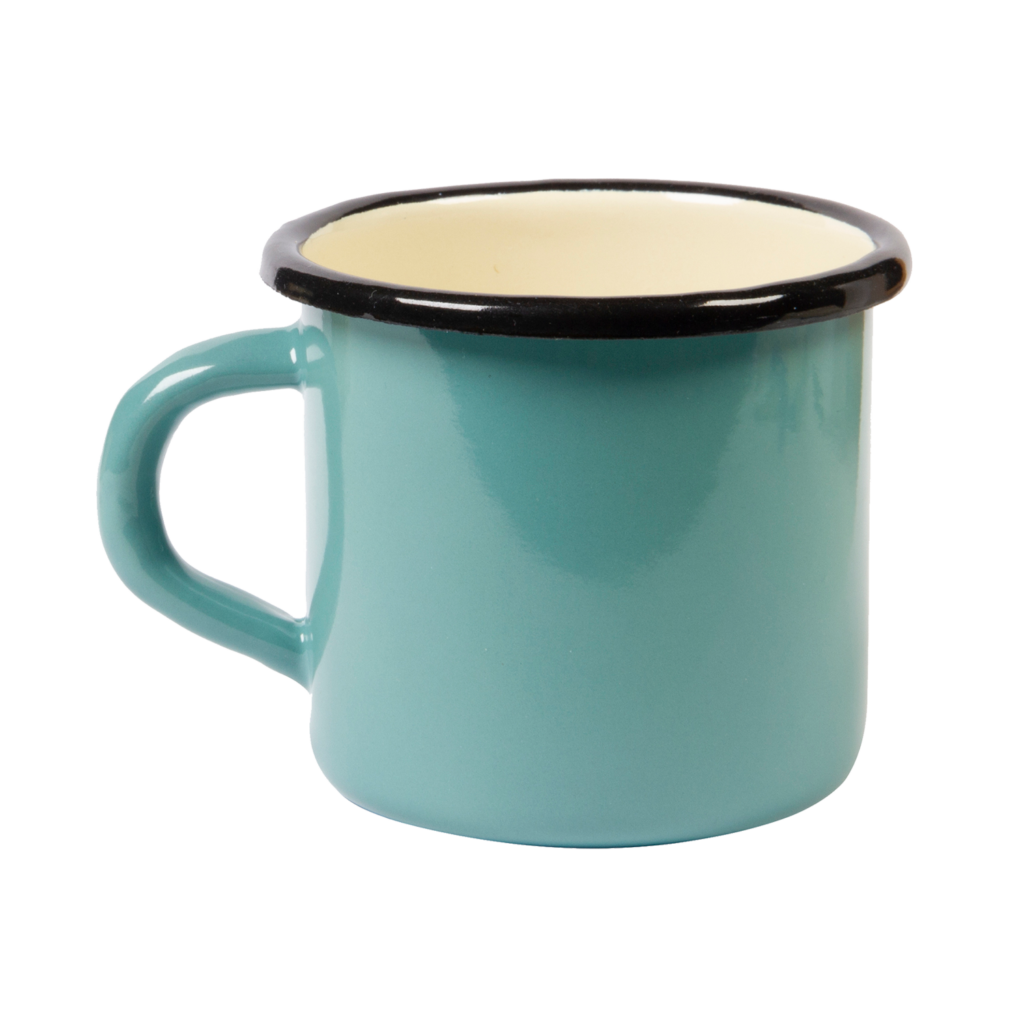 Tasse en fer émaillé