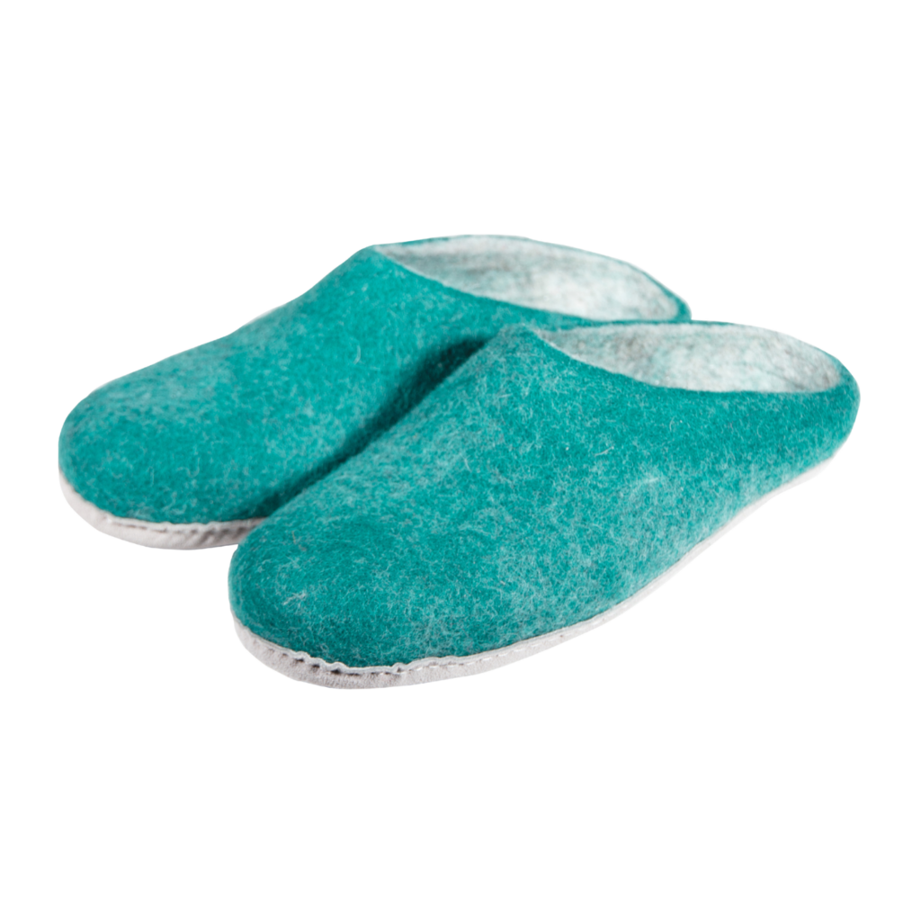 Chaussons en feutre de laine