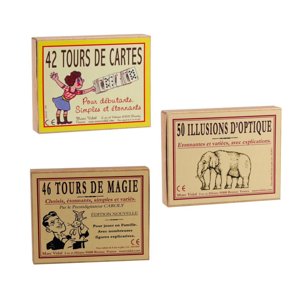 Jeux de magie thèmes assortis Marc Vidal®