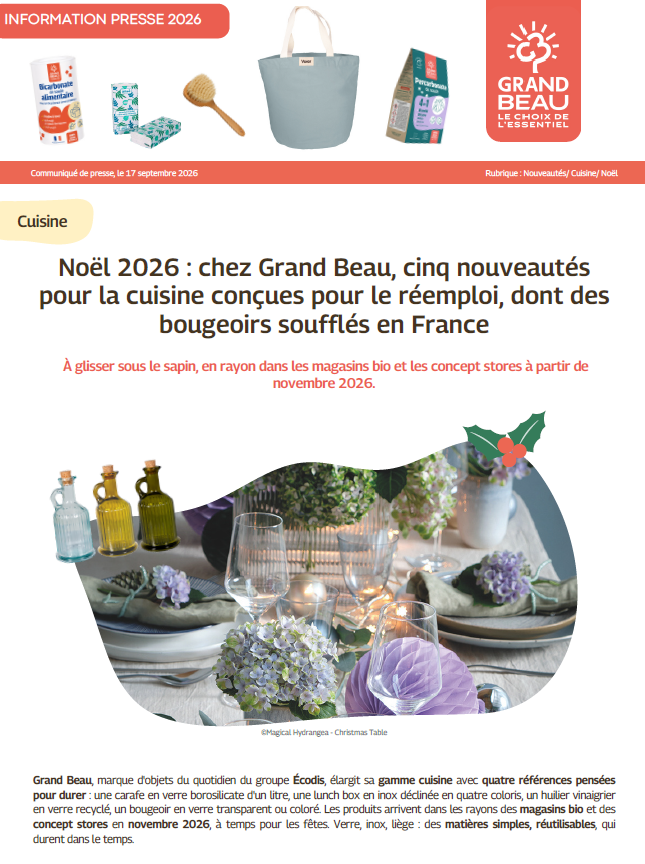 CP cuisine - grand beau septembre 2026