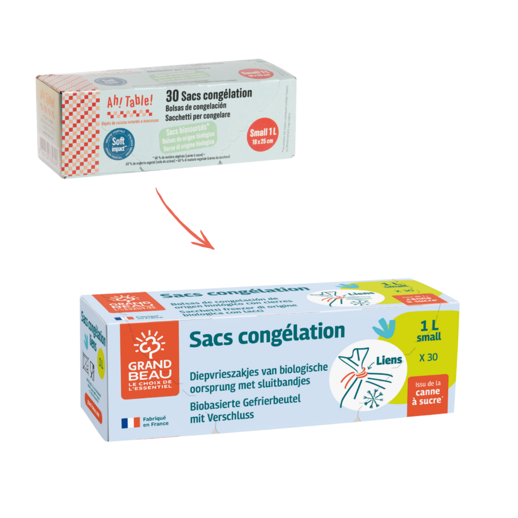 Sacs de congélation avec liens
