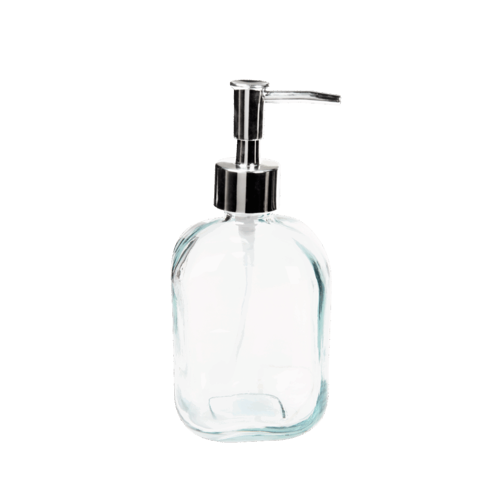 Distributeur à savon en verre recyclé