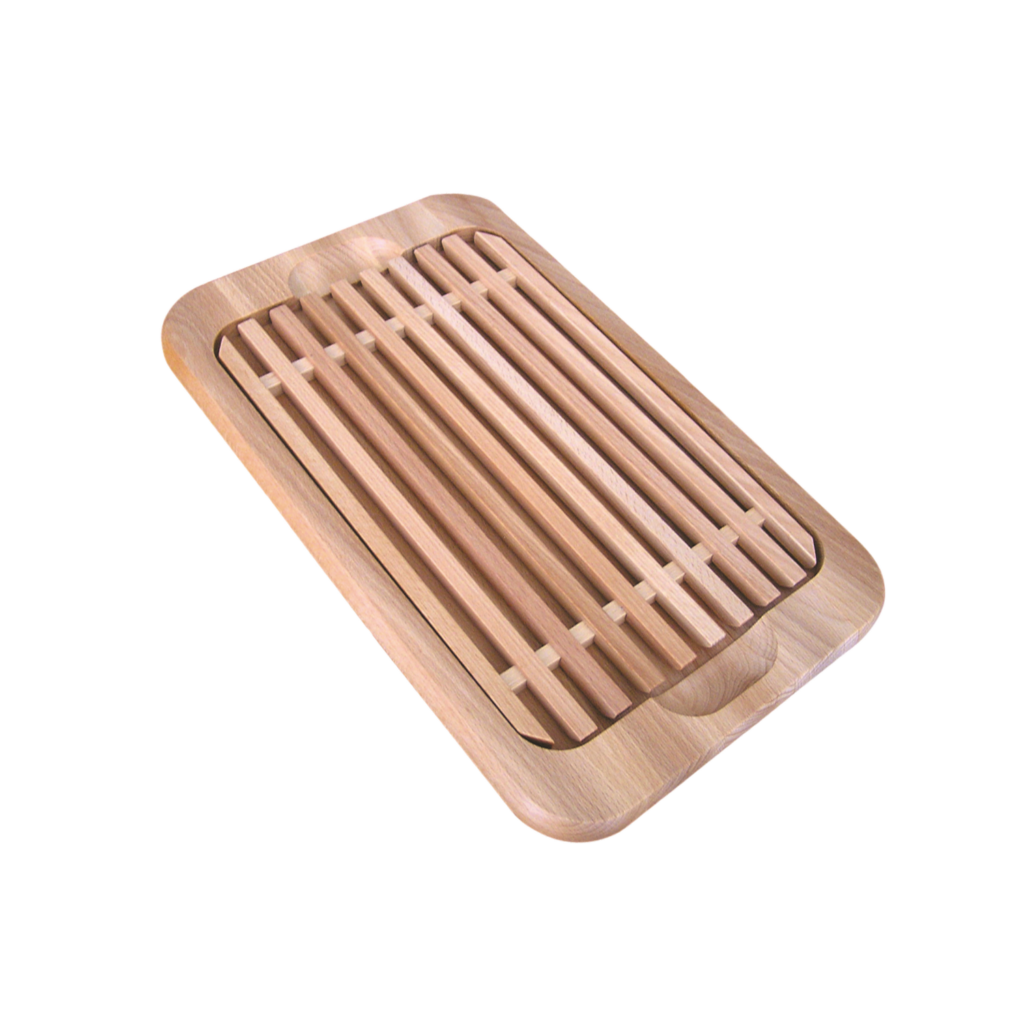 Planche à pain en bois avec grille