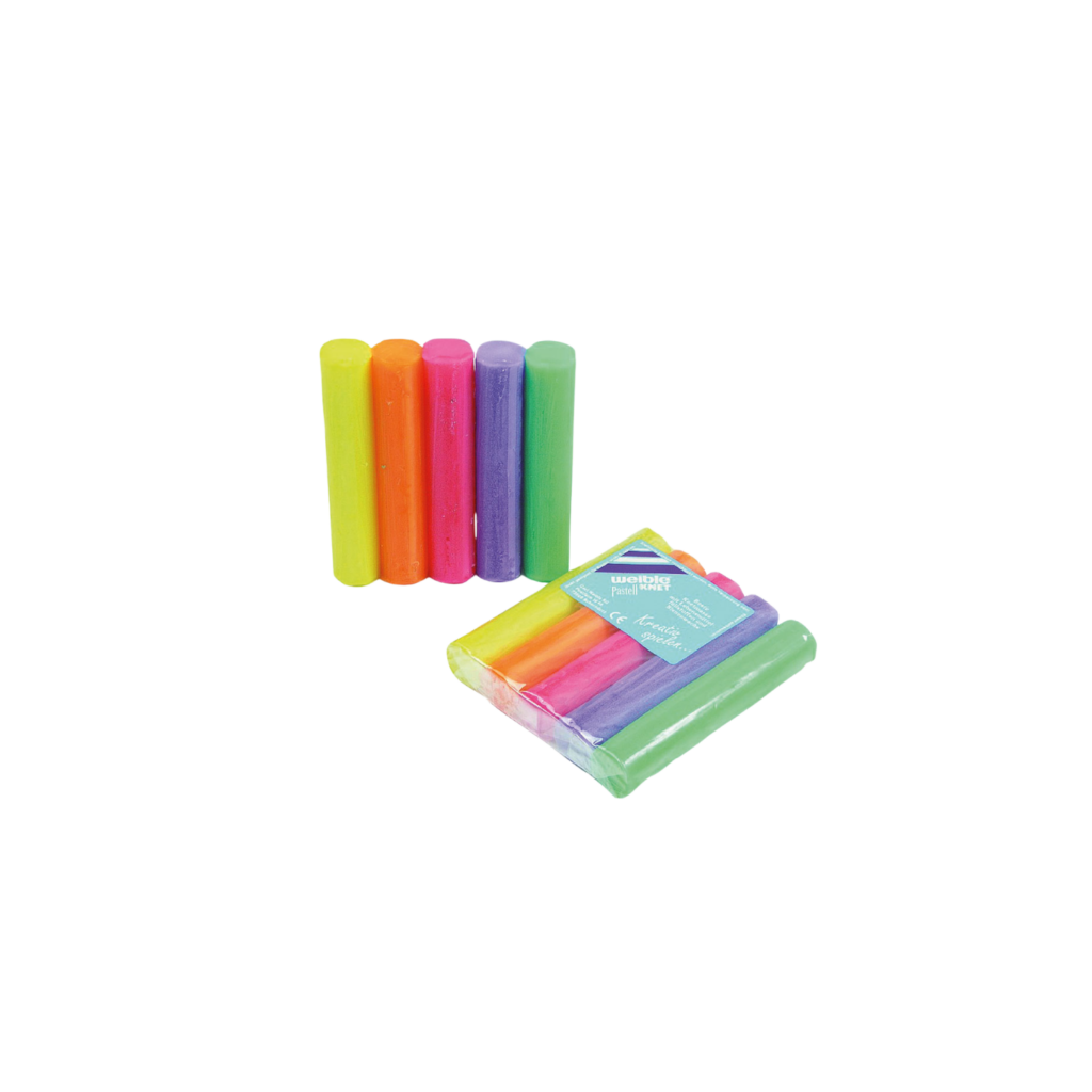 Pâte à modeler fantaisie 5 couleurs