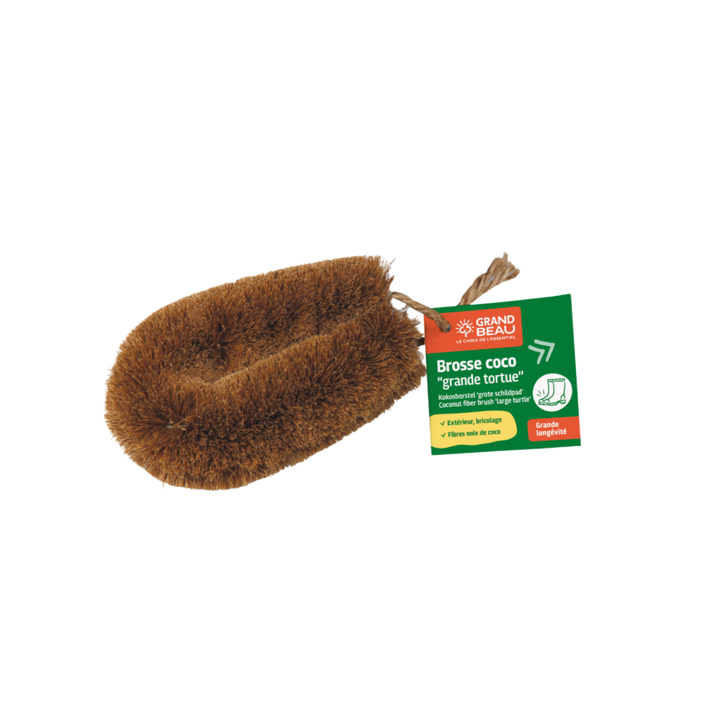 Brosse coco « grande tortue »