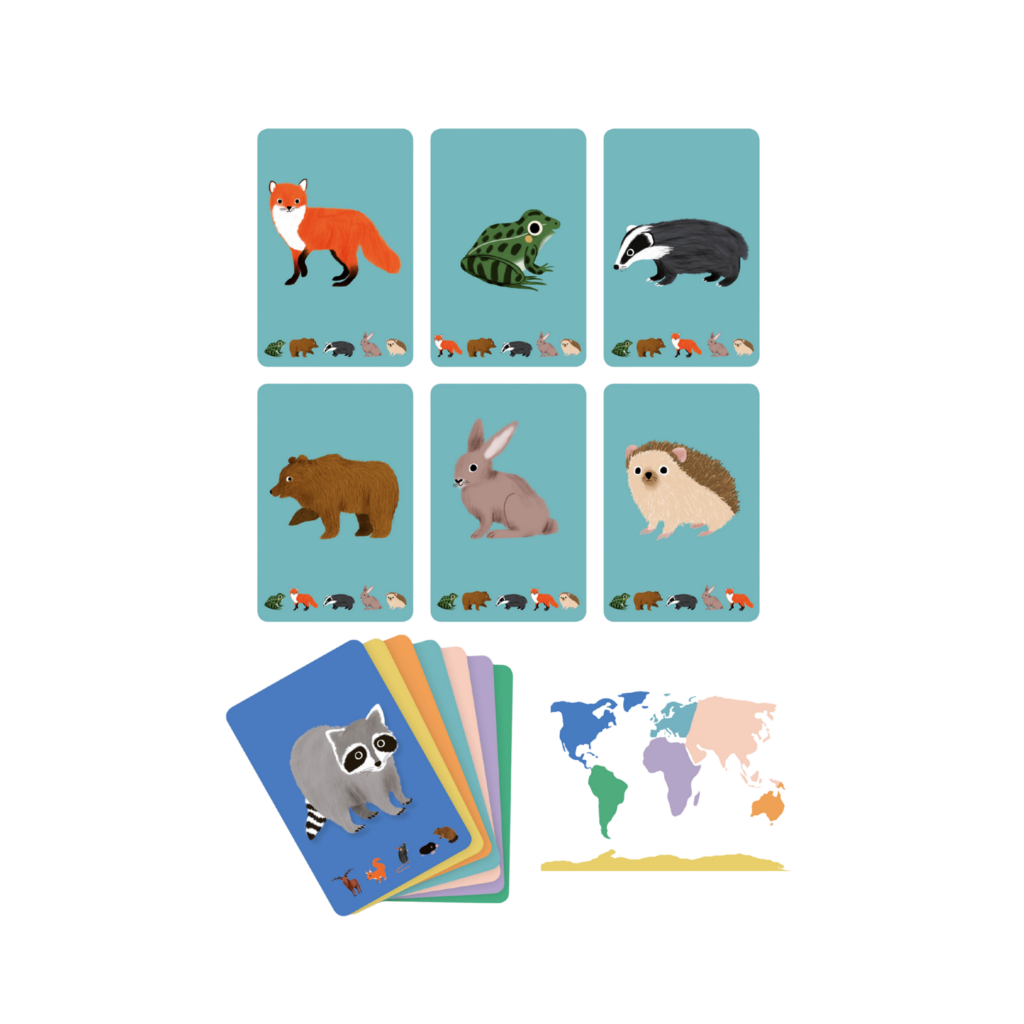 Jeu de 7 Familles – Les Animaux du Monde